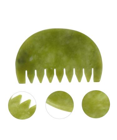 Tovinanna Jade Comb & Scalp Massager - 1pc Hair Massage Tool for Ultimate Relaxation - Buy Online on GoSupps.com