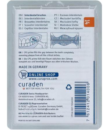 Buy CURAPROX CPS 14 Interdental Brushes 1.5-5 mm - Set of 5 for Superior Oral Care | International Shipping Available - Buy Online on GoSupps.com