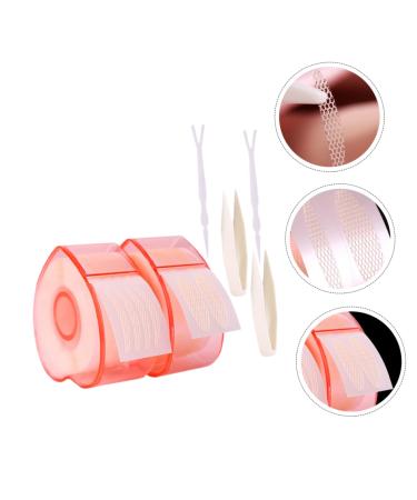 POPETPOP 4 Rolls Lace Double Eyelid Sticker Eye Lift Tape for Droopy Lid Embroidered Headband Self Adhesive Eyelid Tape Makeup Stickers Double Eyelid Fiber Stereotypes Tape Strips - Buy Online on GoSupps.com