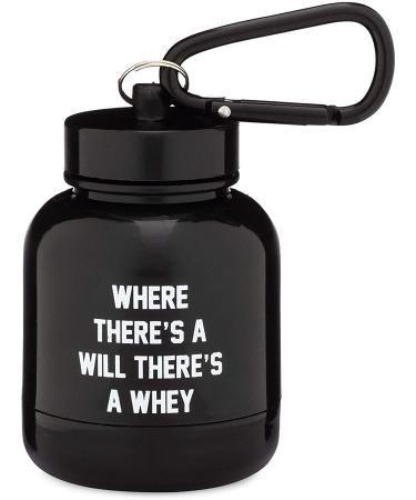 OnMyWhey Protein Powder Funnel Keychain 3-Pack - Portable Container for Gym & Travel | TSA Approved - Punny Fitness Supplement Holder - Buy Online on GoSupps.com