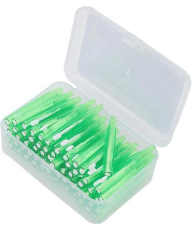 Interdental Cleaner - 60 Pieces Slim Brushes for Adults & Children | Orthodontic Care | Practical Green PP Handle - Buy Online on GoSupps.com