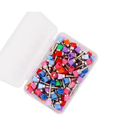 Dentasop 100/pcs Polishing Brush per Box Polishing Cup Laboratory Material Polishing Brush (Bowl Shape) (Chroma)