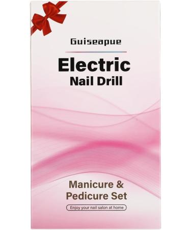 Guiseapue Professional Nail Drill - Electric Nail File for Acrylic Gel Nails | Adjustable Speed E File Pedicure Manicure Set - Rose Gold Gift for Women - Buy Online on GoSupps.com