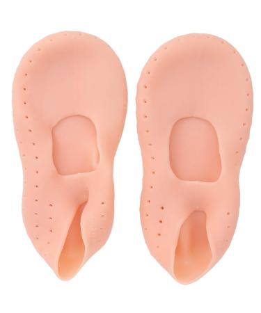 Silicone socks moisturizing - anti -tear - foot protection - silicone sock foot heel care moisture protection for women and men (m)