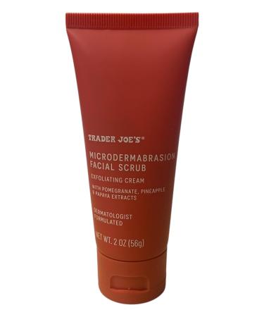 2-Pack Trader Joe's Microdermabrasion Facial Scrub Exfoliating Cream with Pomegranate Pineapple & Papaya Extracts Dermatologist Formulated 2 oz - Buy Online on GoSupps.com