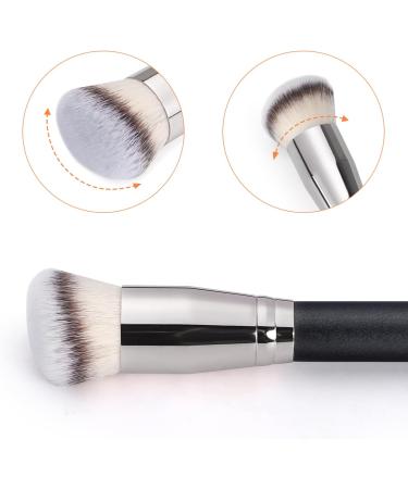 TEOYALL Angled Kabuki Foundation Brush Stippling Brush for Bronzer Liquid Foundation Cream Powder - 170 - Buy Online on GoSupps.com