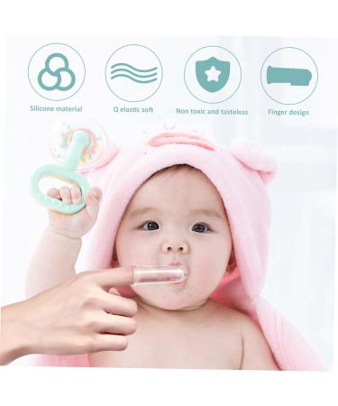 Minkissy 6-Pack Silicone Milk Finger Toothbrush for Toddlers & Children - Safe & Effective Oral Care - Buy Online on GoSupps.com