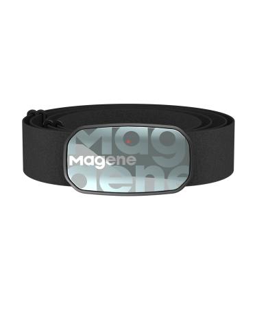 Magene H603 Chest Strap Heart Rate Monitor, ANT+ and Bluetooth Compatible with Fully Adjustable Strap, iPhone & Android Compatible