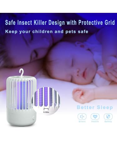 Mosquito Zapper Lamp Bug Zapper Mosquito Repellent Electric Light 360 Powerful USB Fly Zapper Control Traps for Indoor and Outdoor - Buy Online on GoSupps.com