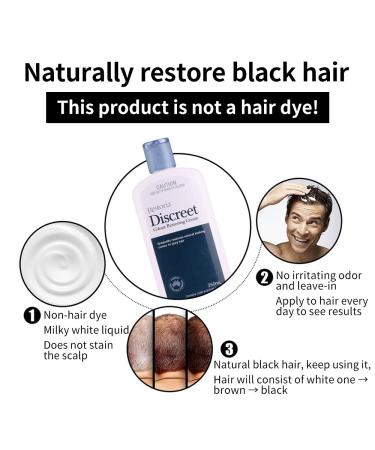 Restoria Discreet Cream and Lotion 250ml - Restore Natural Hair Color - Buy Online on GoSupps.com