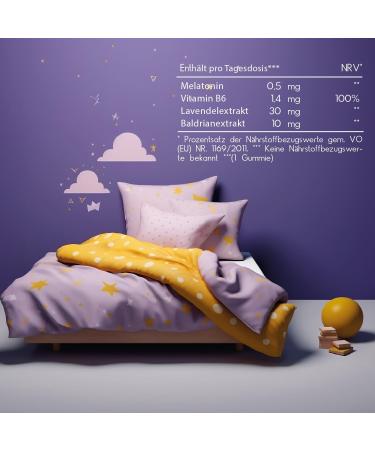 Buy Gumamin Sleep Children Melatonin Gummies | Sugar-Free Vegan 120 Gummy Bears for Kids - Buy Online on GoSupps.com