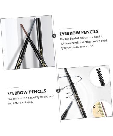 WOONEKY 2 1 Eyebrow Makeup Tools Automatic Rotating Pencil Rotating Eyebrow Makeup Pen Eyebrow Waterproof 1 count (Pack of 1) Brown - Buy Online on GoSupps.com