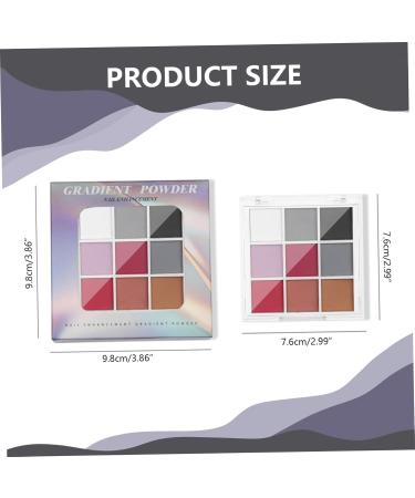 Nail Pigment Powder 3x3 inch 9 Colors Solid Nail Pigment Powder Palette DIY Color-adjustable Neon Pigment Powder for Nails Style 2 Beauty Supplies - Buy Online on GoSupps.com