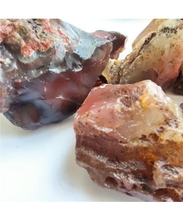 Natural 200g Natural Onyx Stone Rough Carnelian Raw Stone Crystal Red Agate Specimens ningxiao - Buy Online on GoSupps.com