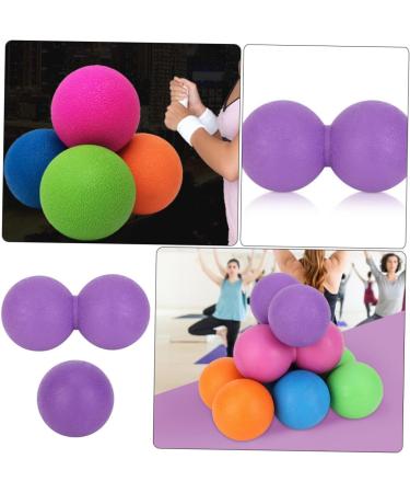 FOMIYES Yoga Ball Massage Set - 6 Stk Lacrosse Balls for Muscle Relaxation & Therapy | Foot Massager & Fascia Roller - Buy Online on GoSupps.com