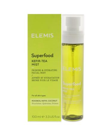 ELEMIS Superfood Kefir Tea Mist  Priming  Toning  and Setting Facial Spray  3.3 Fl Oz