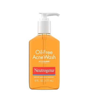 Neutrogena Oil-Free Acne Wash  6 Fluid Ounce - Buy Online on GoSupps.com