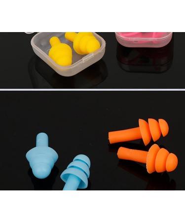 Foam Ear Plugs Sleep Ear Plugs Ear Plugs Sound insulation belt line noise reduction earplugs sleep learning sleep silicone anti-noise swimming protection earplugs(6 pairs) Ear Plugs (Size : Connection - Buy Online on GoSupps.com