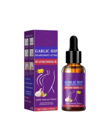 Essential hip lift up-oil 3 pieces po-lifting oil garlic tightening serum moisturizing gentle massage hip oil ensures a tighter strengthening and