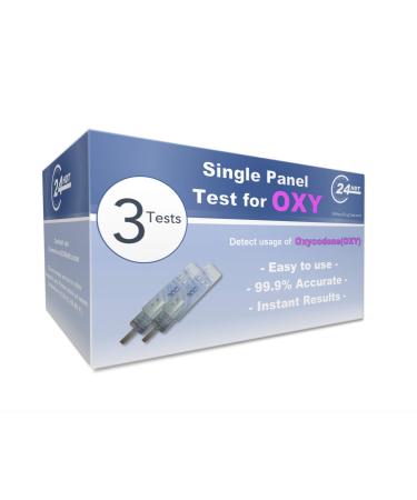 Single Panel Urine Drug Test Strip Oxycodone (OXY) - 3 Pack