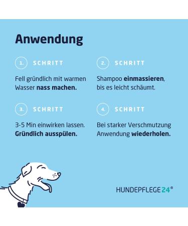 Natural Dog Shampoo for Itching | 3-in-1 Fur Shine & Conditioner | Mite Flea & Fungus Support | 500ml - Safe for Dogs Cats & Puppies - Buy Online on GoSupps.com