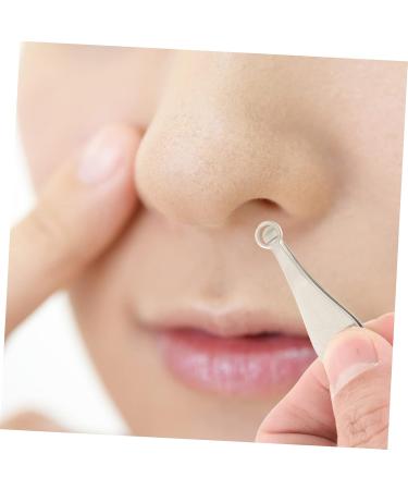 Angoily 3-Piece Stainless Steel Nose Hair Tweezers Set - Precision Trimmer for Men | Effective Hair Removal Tool - Buy Online on GoSupps.com