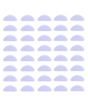 JoXiGo 20 Pairs Glasses Nose Pads Soft Silicone Nose Pads Non-Slip Self-Adhesive Nose Pads for Sunglasses 2.5mm 20 Pairs Clear