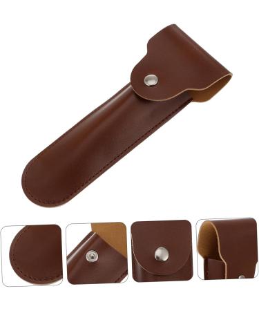 Minkissy 3-Piece Razor Set | PU Leather Shaver Bag & Safety Razor for Men | Stylish Leather Case for Grooming - Buy Online on GoSupps.com
