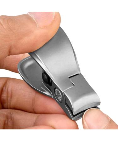 Nail s- Nail Grooming Tool Wide Jaw Nail Cutter | Extra Large Opening Nail s Sturdy Thick Fingernail Toenail s Cutte Stainless Steel Nail s Cutter for Men Women 2 Piece Set