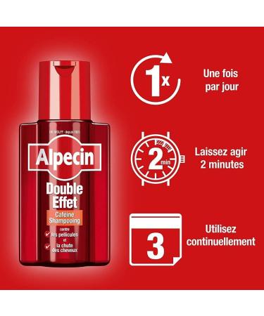 Alpecin Double Effect Caffeine Shampoo 200 ml + Alpecin Liquid Caffeine 200 ml (anti-hair loss & anti-dandruff shampoo + liquid) - Buy Online on GoSupps.com