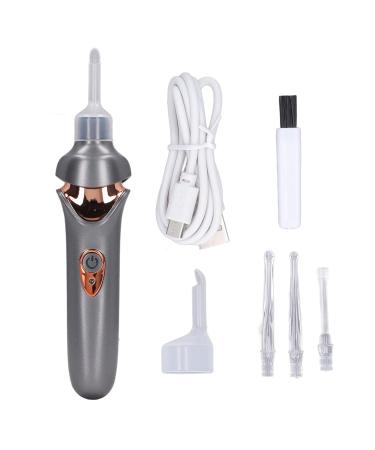 Electric Ear Wax Cleaner Vacuum - Safe for Kids & Adults - LED Light - Home Use (Black) - Buy Online on GoSupps.com