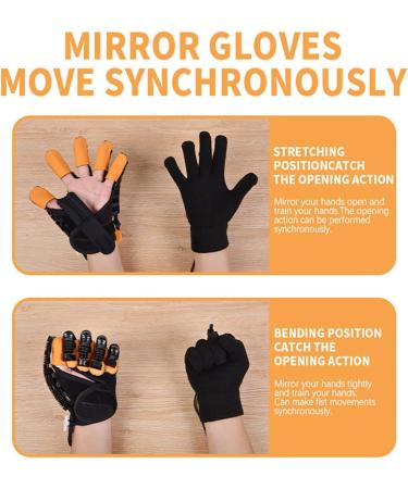Rehabilitation Robot Gloves for Stroke Hemiplegia Rehabilitation Training Equipment Finger Training Stroke Hand Splint Rehabilitation Robot Gloves Portable Hand Stroke Recovery Equipment X-Large Left - Buy Online on GoSupps.com