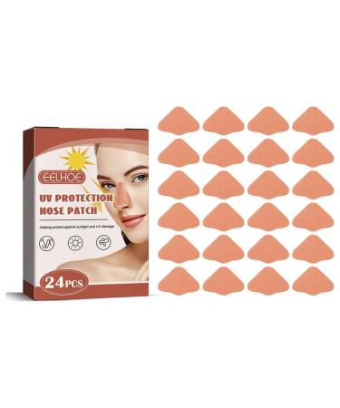 YXRRRving 1 Box 24 piece sun protection nose plaster summer outdoor breathable activity of refreshing protection UV care mask nose comfort s4t0 skin sun protote