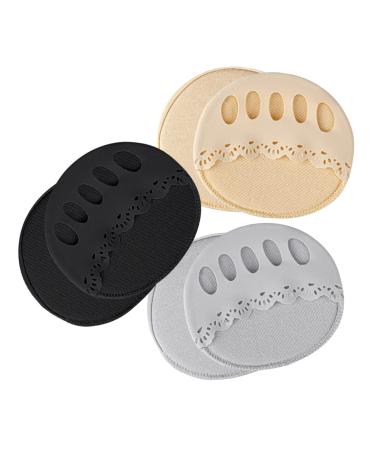 SOIMISS 15 Pairs Gel Toe Pads - Invisible Forefoot Cushions & Non-Slip Half Socks for Women - Comfort for Heels & Breathable Support - Buy Online on GoSupps.com