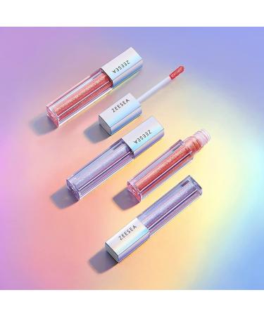 Zeesea Glitter Galaxy Liquid Eyeshadow - Dazzling Shimmer, Highly Pigmented & Long-Lasting (16 Dewy Diamond) - Buy Online on GoSupps.com
