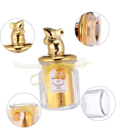 Ciieeo 1pc Box Glass Candy Box Gift Jar Gilded - Buy Online on GoSupps.com