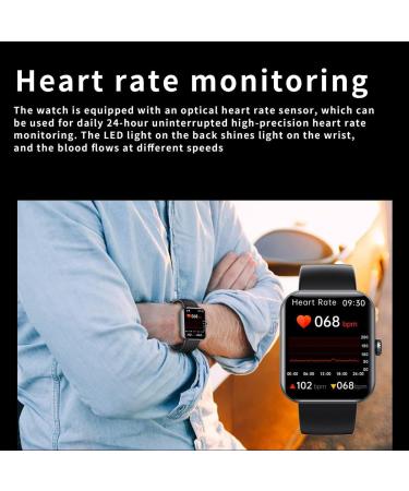 INPETS F57L Smartwatch Fitness Tracker with Blood Glucose Monitoring, Heart Rate, Blood Pressure, and Oxygen Tracking - Black - Buy Online on GoSupps.com