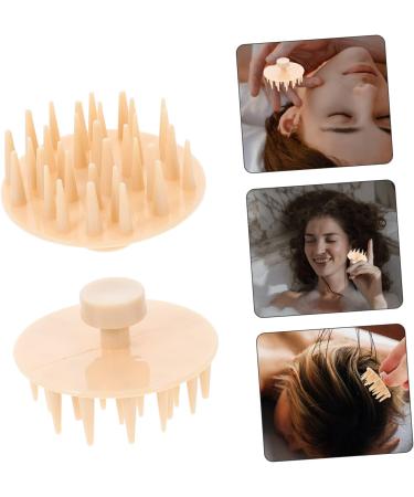 Tovinanna 2-Piece Massage Comb Set | Head Scalp Shampoo Brush & Silicone Hairbrush Tool for Relaxing Showers - Buy Online on GoSupps.com