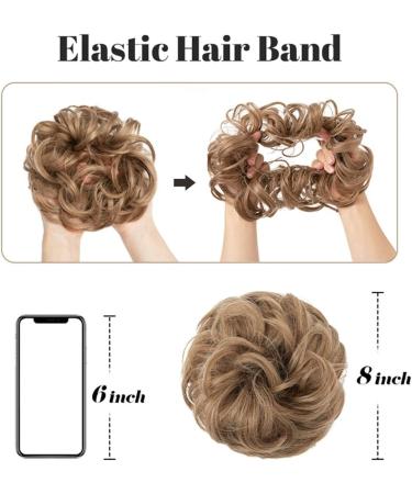 Hair Bun Hairpiece for Women Messy Synthetic Hair Bun Daily Wear Chignon Scrunchies Fake Hair Band Braid Elastic Hairpiece Tail For Women H9 Hair Chignons(1B) - Buy Online on GoSupps.com