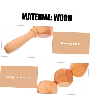 Healeved Wooden Massage Roll - Shiatsu Neck & Foot Roller for Relaxation and Fitness - Buy Online on GoSupps.com