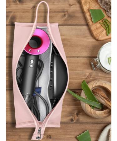 Hair Dryer Carrying Case Waterproof Hair Dryer Storage Case PU Leather Storage Bag Portable Travel Case Storage Organizer for Air Wrap Styler Hair Dryer(Pink) - Buy Online on GoSupps.com