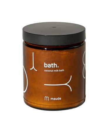 Maude Hydrating Coconut Milk Bath - Moisturizing Bath Soak & Soothing Mix of Coconut Milk Powder + Dead Sea Salt - Detoxifying Coconut Bath Milk Infused with Vitamins & Minerals (8 oz) - Buy Online on GoSupps.com