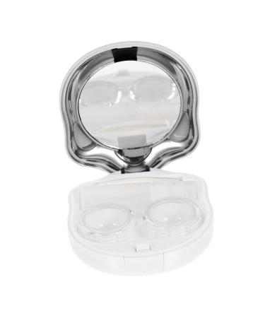 DECHOUS 1 Set Cat Claw Colored contact lenses Contact lens holder for contact lenses contact lens container with mirror contact lens piston ABS travel suction hobs outside.