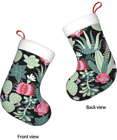 Ffexs Marble Velvet Christmas Socks - One Size Cactus Design for New Year & Holiday Cheer - Shop Internationally Now! - Buy Online on GoSupps.com