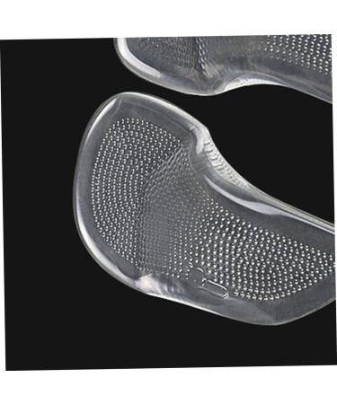 Healeved Clear Pumps Insoles - 3 Pair Heel Grips & Cushions for High Heels | Gel Half Insoles with Arch Support & Soft Massage Pads - Buy Online on GoSupps.com