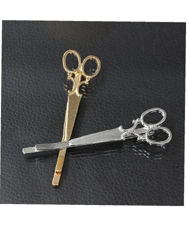 4 Pieces Scissors Shape Hair Clips - Elegant Barrettes & Hair Accessories for Women - Fashionable Hair Styling - Buy Online on GoSupps.com