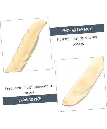 Marmerdo 3pcs Wooden Earwax Cleaner Spoons | Ear Cleaning Tools for Men and Women | Portable and Removable | Home Cleaning and Massage - Buy Online on GoSupps.com