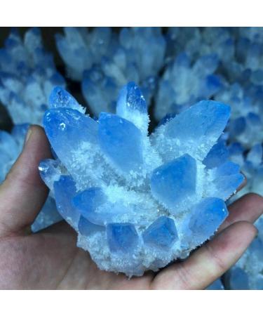 Natural Crystal Rough 300g-780g Natural Blue Phantom Ghost Quartz Crystal Cluster for Decoration 1pc (Color : 1pc 640g-700g) - Buy Online on GoSupps.com