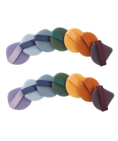 DOITOOL 2 Boxes Facial Puff Face Powder Puff Cotton Puff Disposable Makeup Sponge Make up Round Sponge Beauty Sponge for Makeup Natural Sponge Puffs Wet and Dry