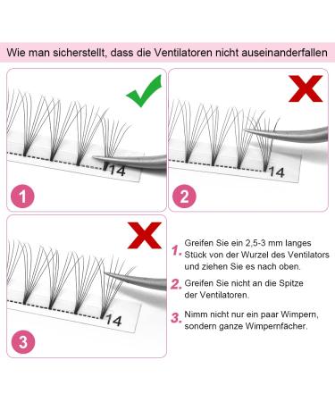 Buy 7D-D Short Stem Eyelash Extension Compartment | Volume Eyelashes 0.10 C Curl - 12 mm | Ready-Made Eyelash Supplies for Professionals - Buy Online on GoSupps.com